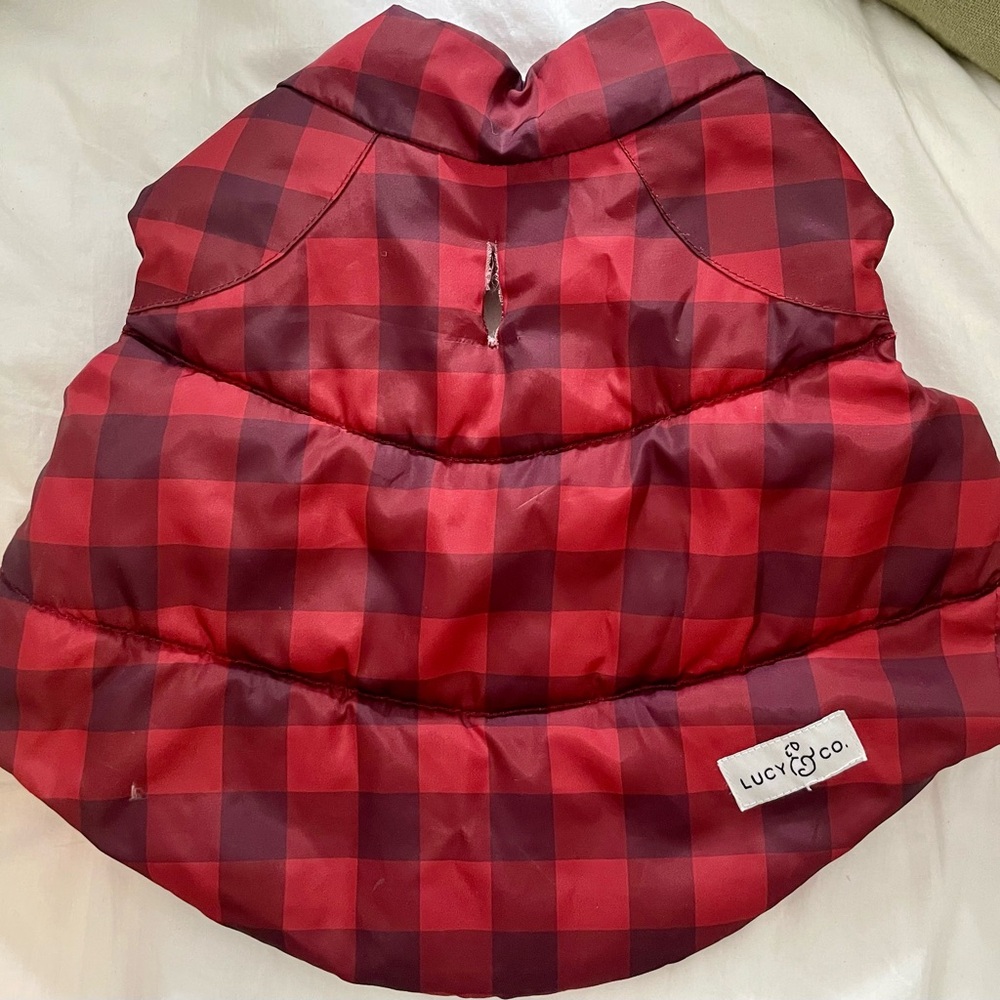 Reversible Puffer Pup Coat - Picture 2 of 7